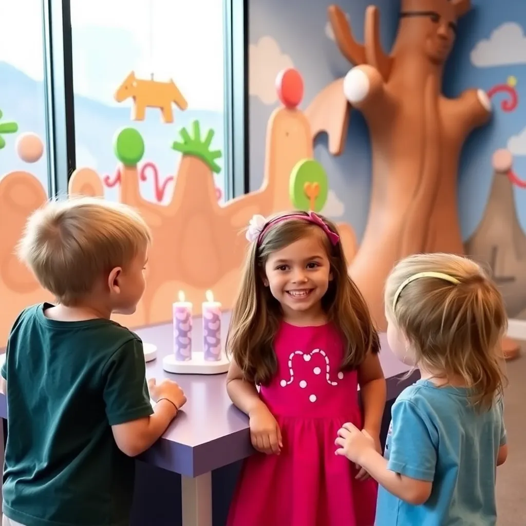 Kids birthday party places Discovery Children's Museum in Las Vegas