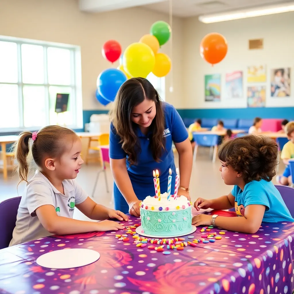 Kids birthday party places Dixie Community Center in Hattiesburg