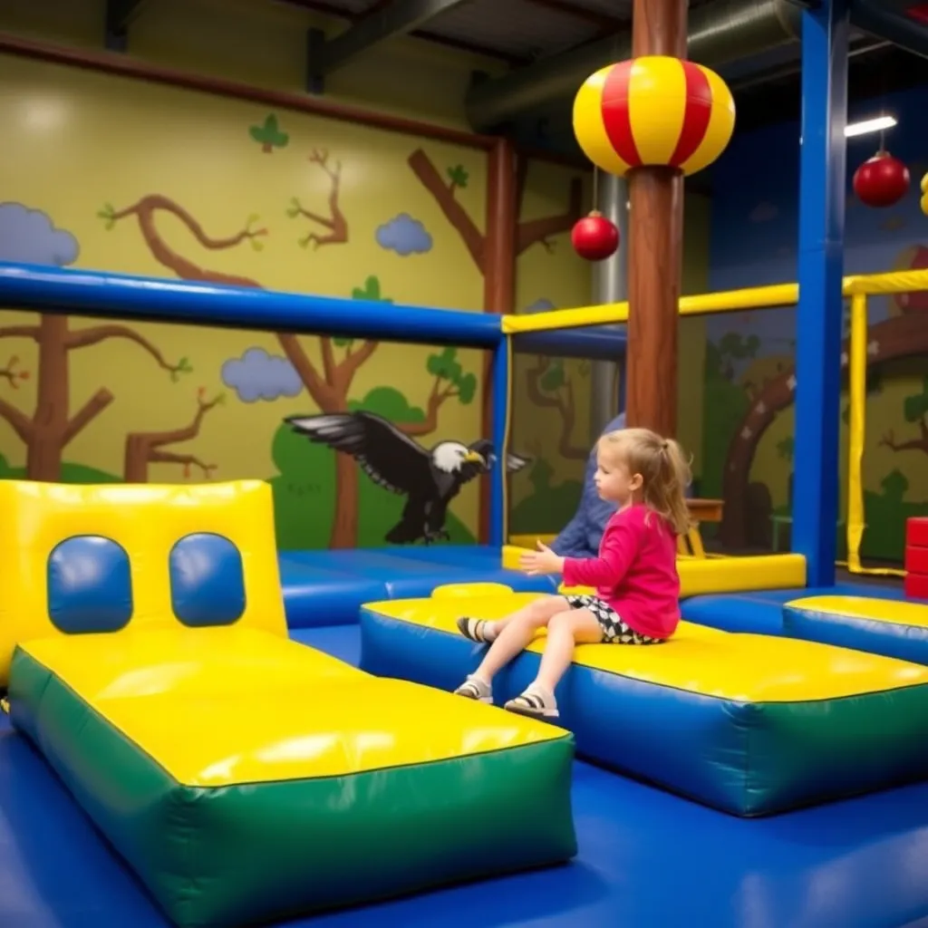 Kids birthday party places Eagles Nest Indoor Playground in New Brighton