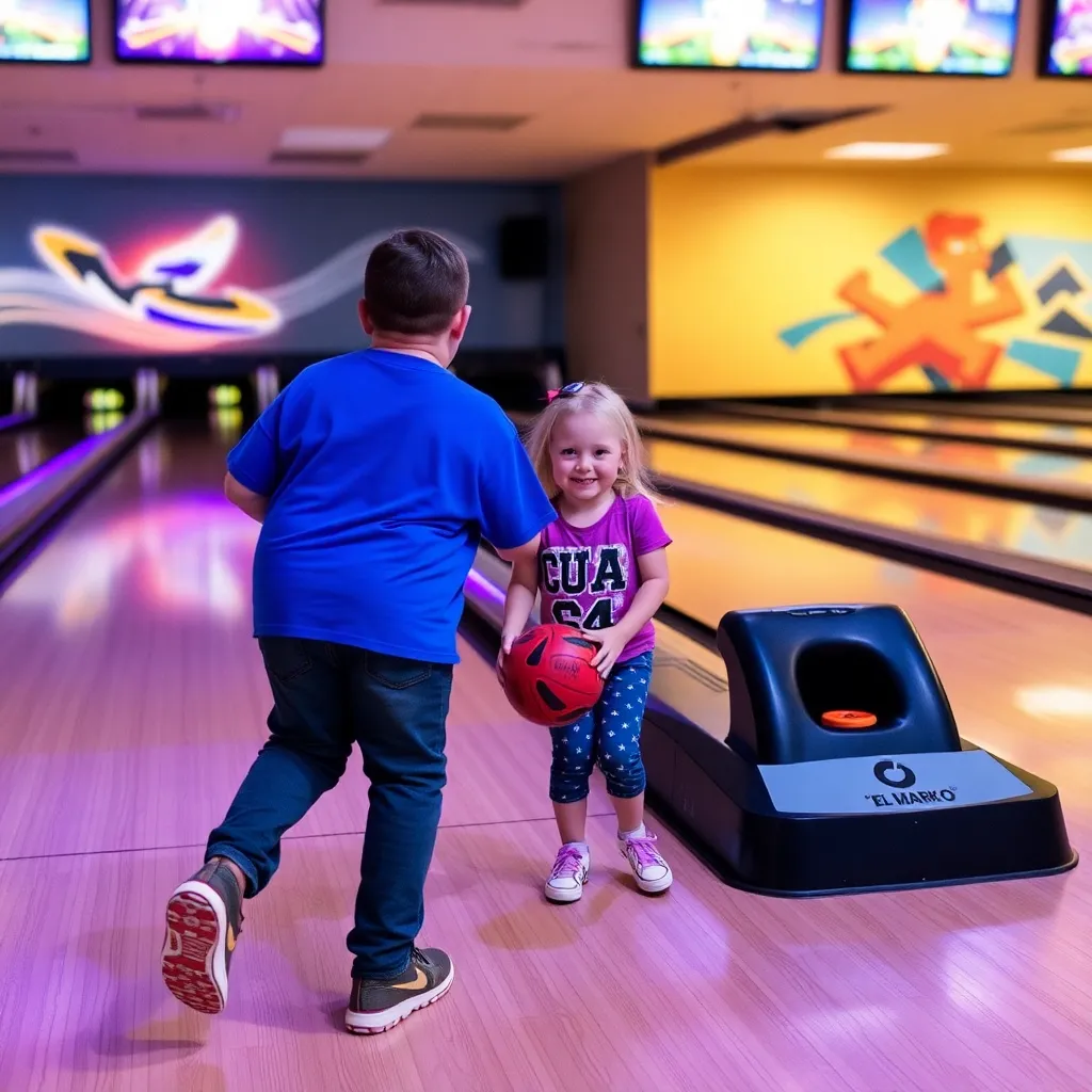 Kids birthday party places El Mark-O Lanes in Casper