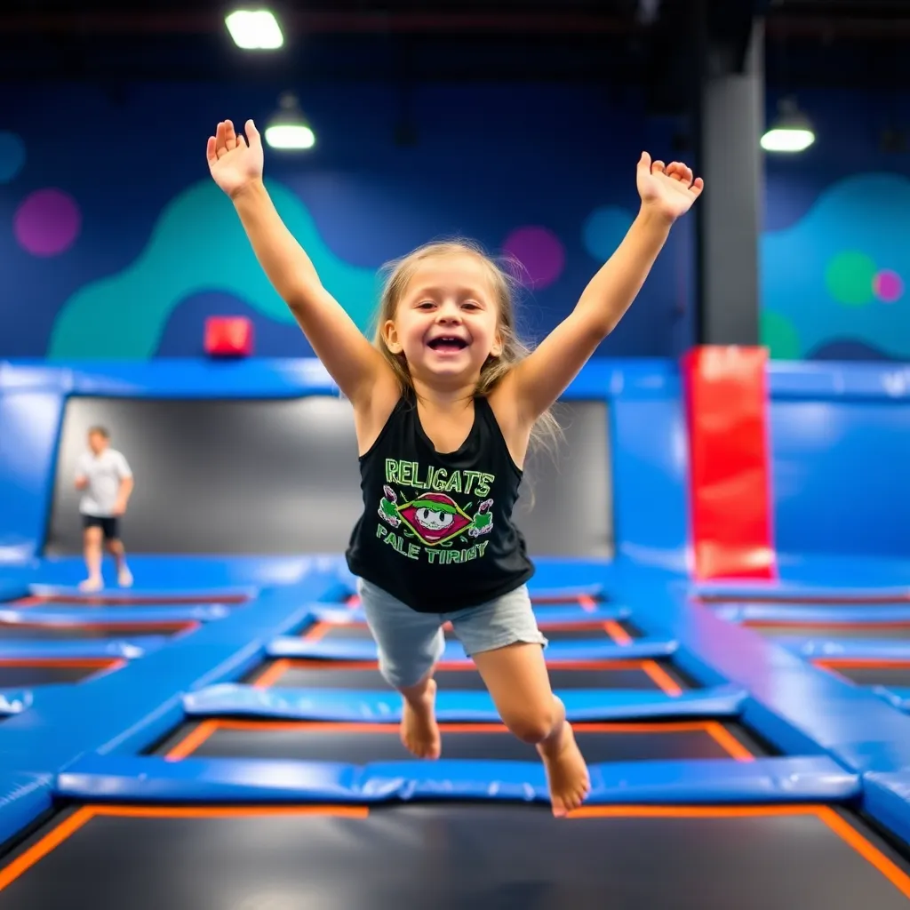 Kids birthday party places Elevate Trampoline Park in Tucson