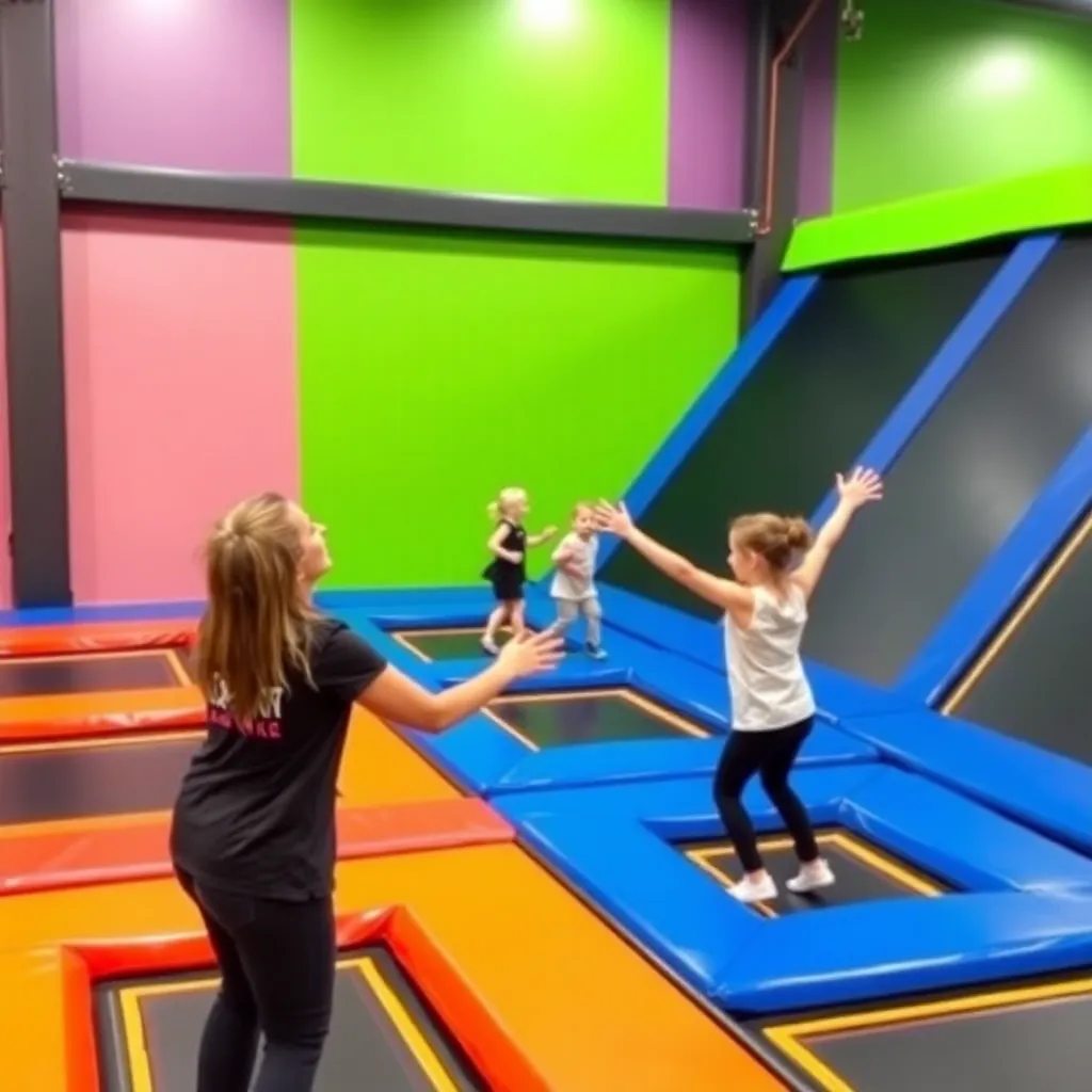 Kids birthday party places Elevate Trampoline Park in Zelienople