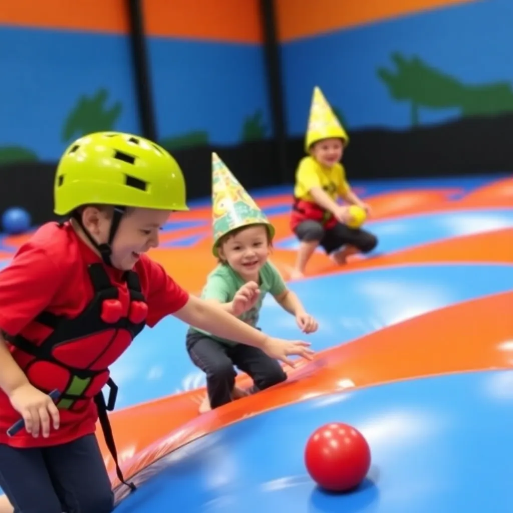 Kids birthday party places Elevation Sports in Harrisonburg