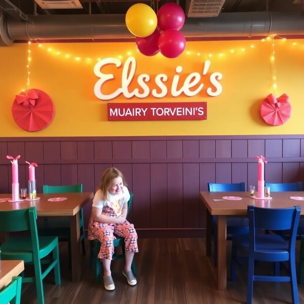 Kids birthday party places Elsie's in Minneapolis