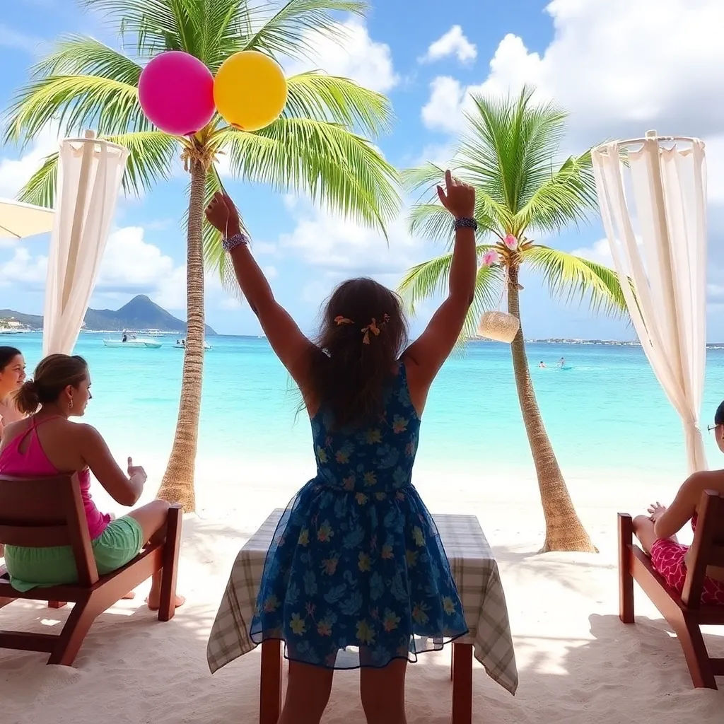 Kids birthday party places Emerald Beach Resort in St Thomas