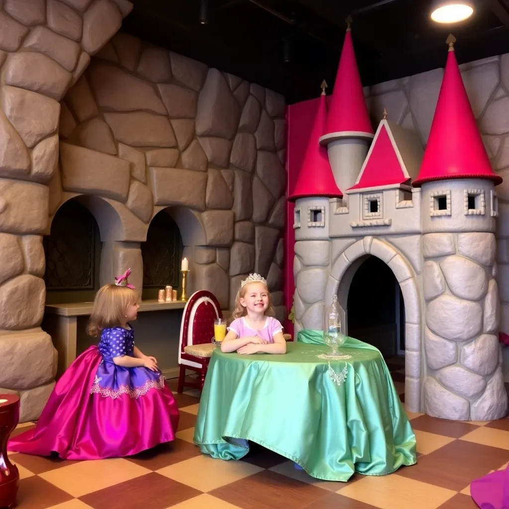 Kids birthday party places Enchanted Castle Family Entertainment Center in Lombard