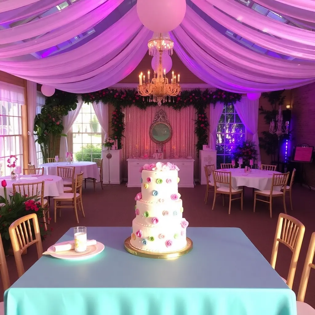 Kids birthday party places Enchanted Gardens Venue in Baton Rouge