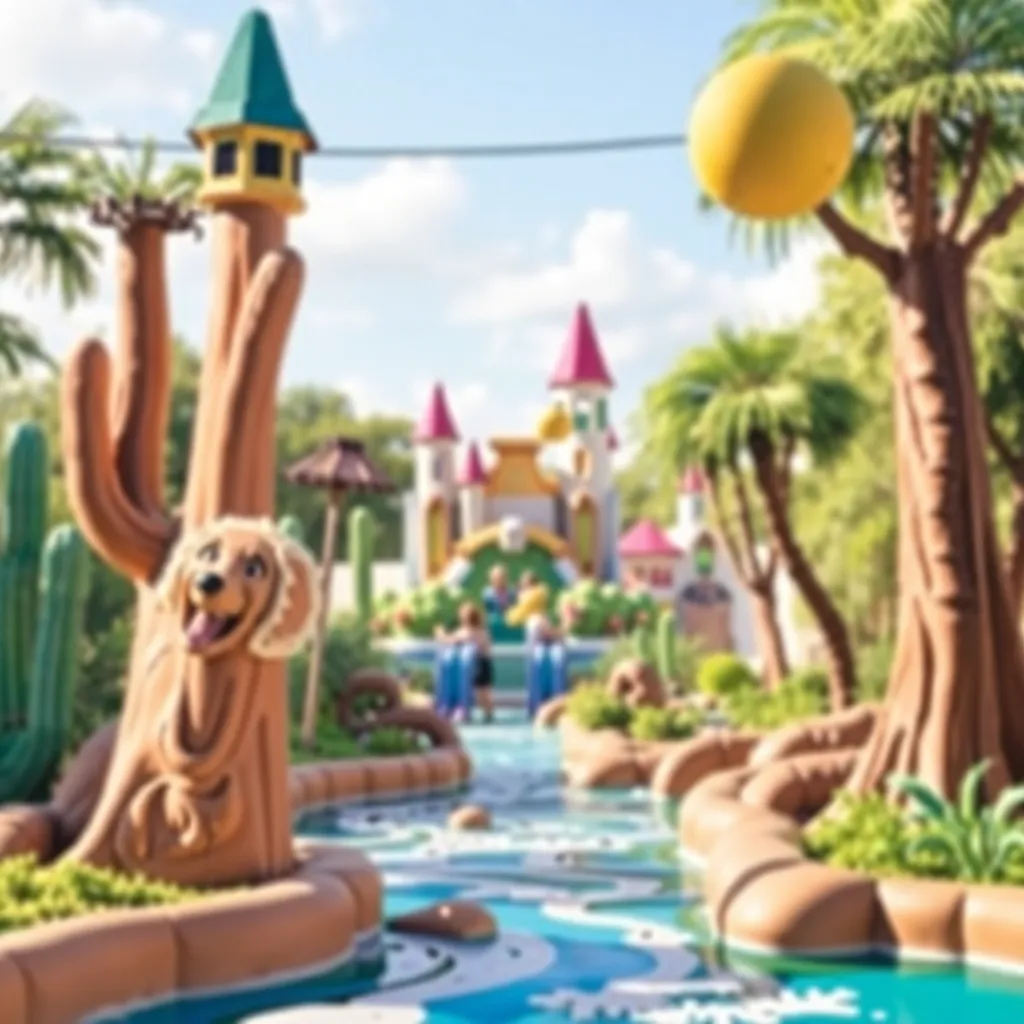Kids birthday party places Enchanted Island Amusement Park in Phoenix