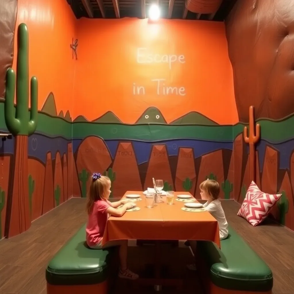 Kids birthday party places Escape In Time in Albuquerque