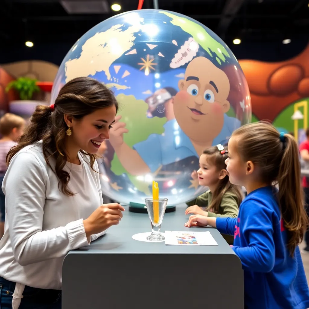 Kids birthday party places Exploritorium in Skokie