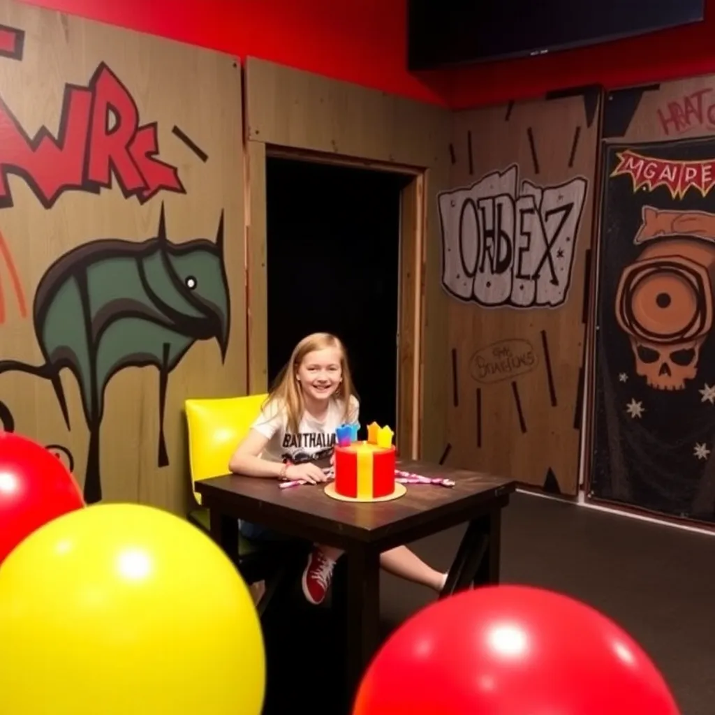 Kids birthday party places Extreme Escape Games in Franklin