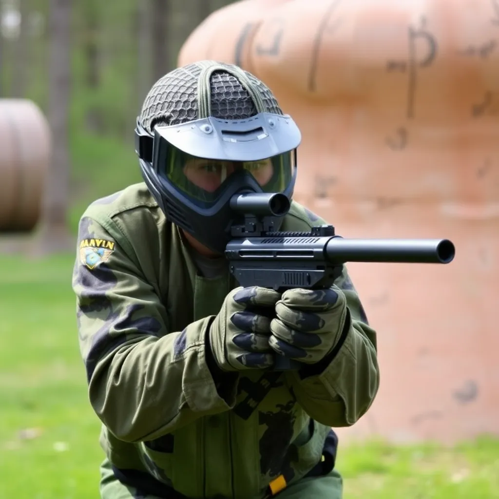 Kids birthday party places Extreme Paintball in Waterbury