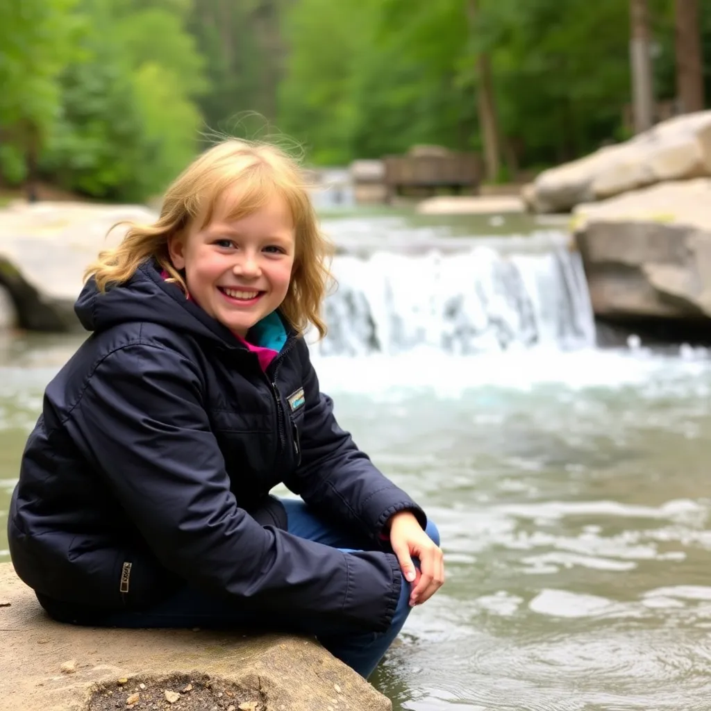 Kids birthday party places Falls Park in Sioux Falls