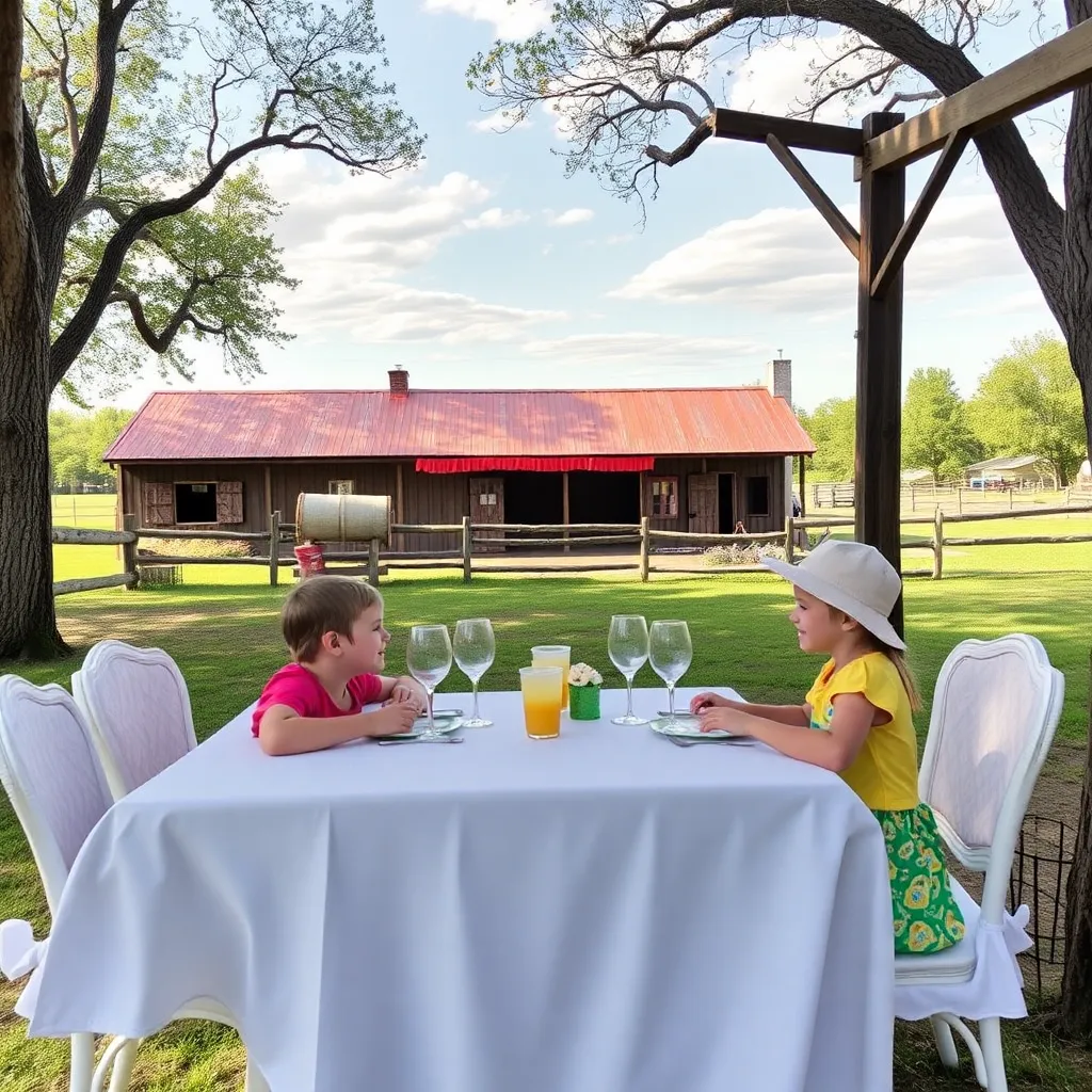 Kids birthday party places Faulkner's Ranch in Kansas City