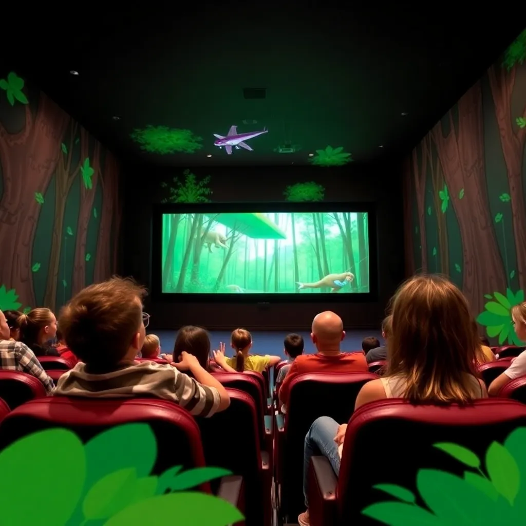 Kids birthday party places Fernbank Museum | 3D Theater | Forest in Atlanta