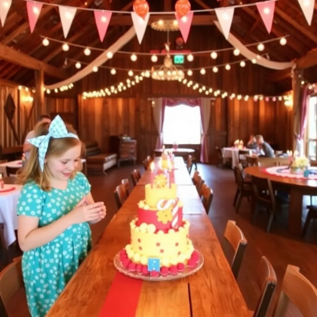 Kids birthday party places Firefly Event Barn in Nevis