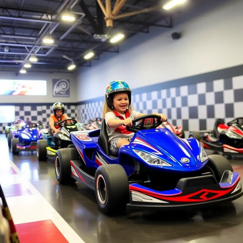 Kids birthday party places Flags & Wheels Indoor Racing in Rapid City