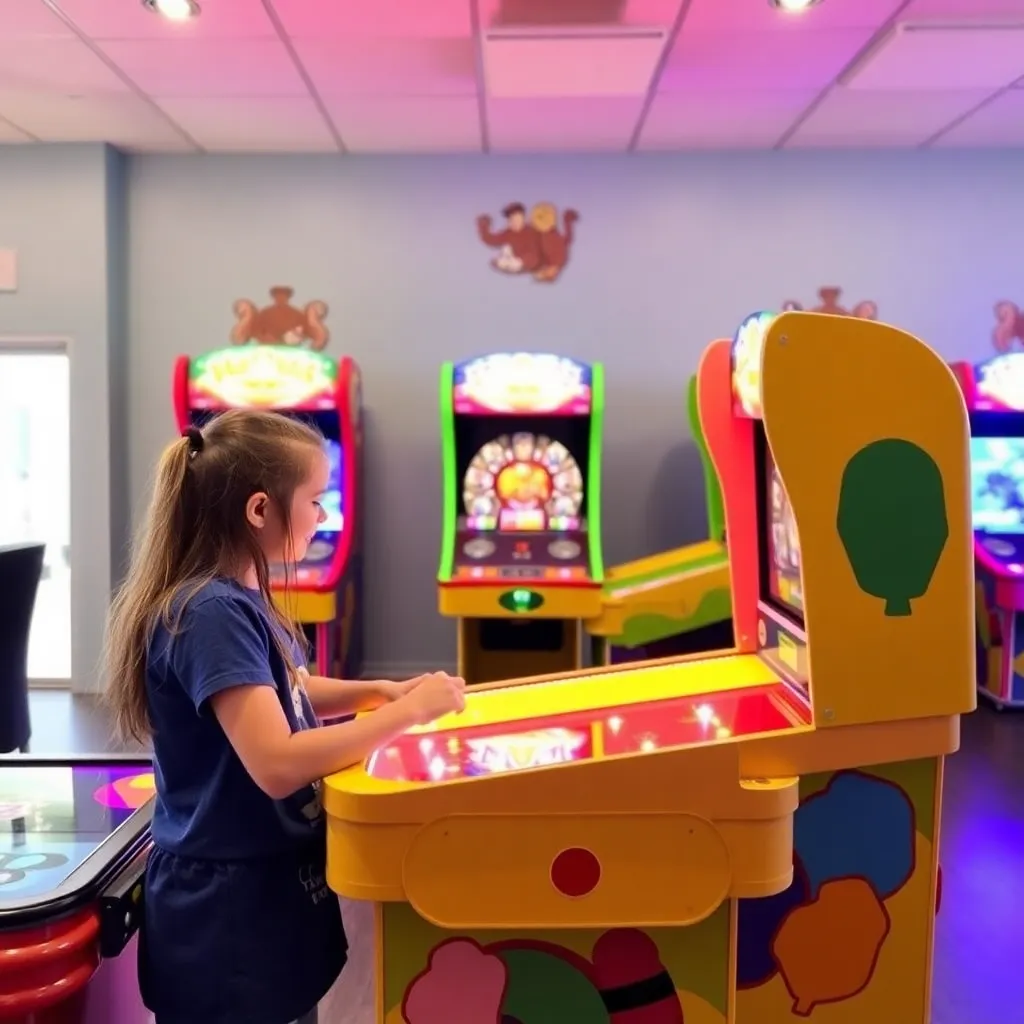 Kids birthday party places Flippers Family Arcade in Cheyenne