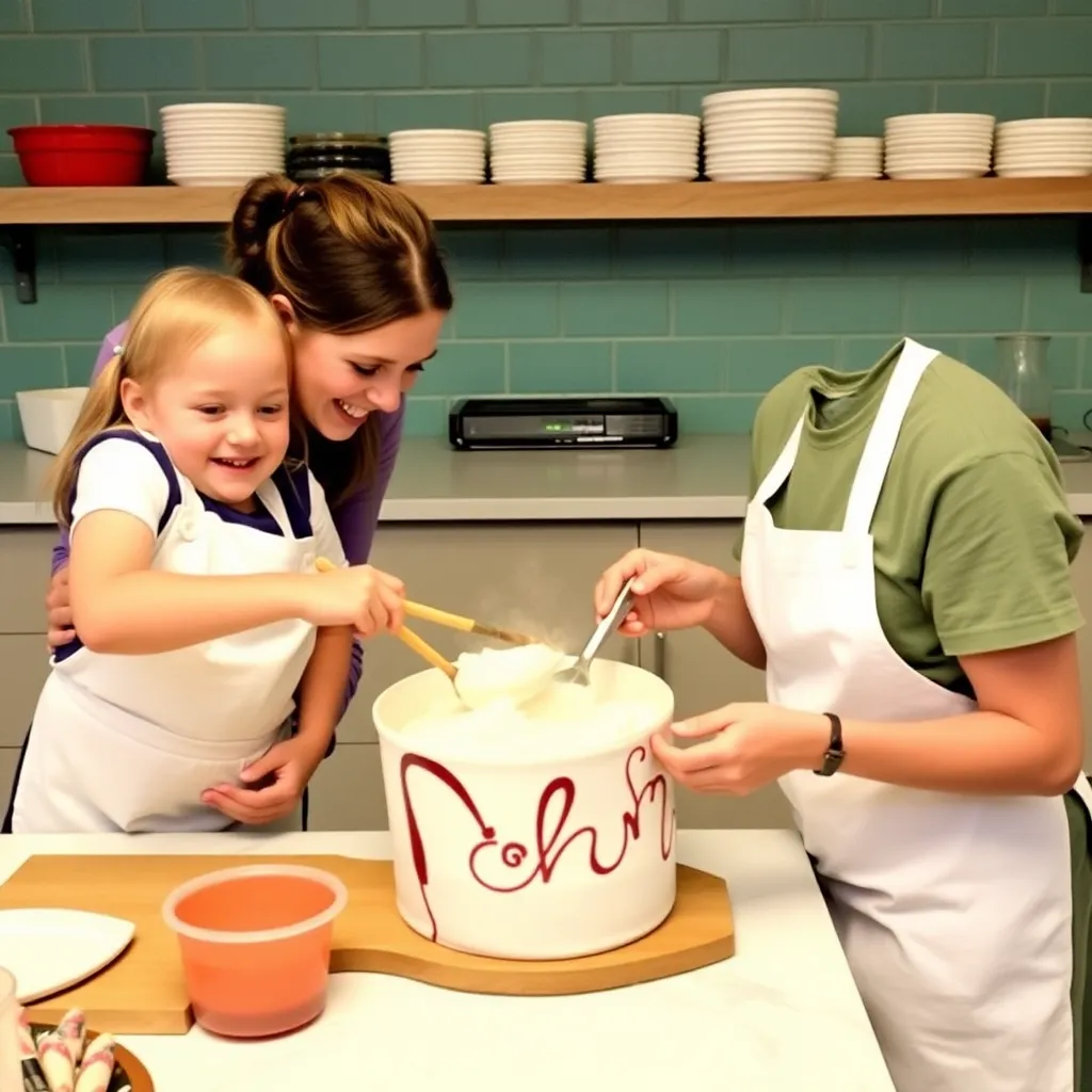 Kids birthday party places Flour Power Cooking Studios Holly Springs in Holly Springs