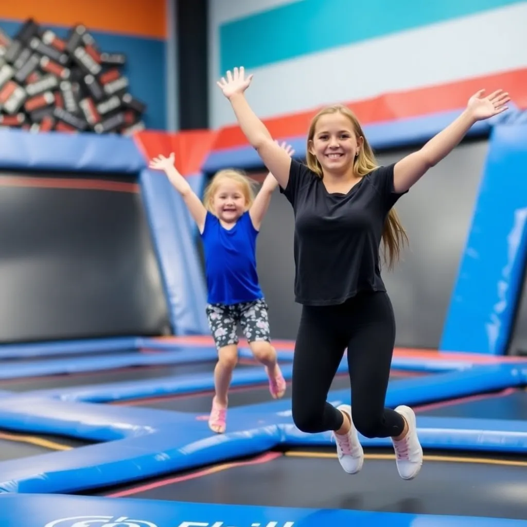 Kids birthday party places Fly Trampoline Park in Fairbanks