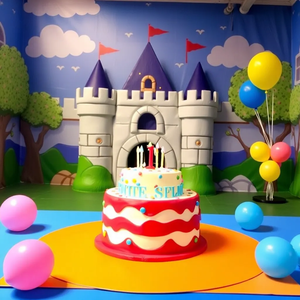 Kids birthday party places Fort Imagination in Knoxville