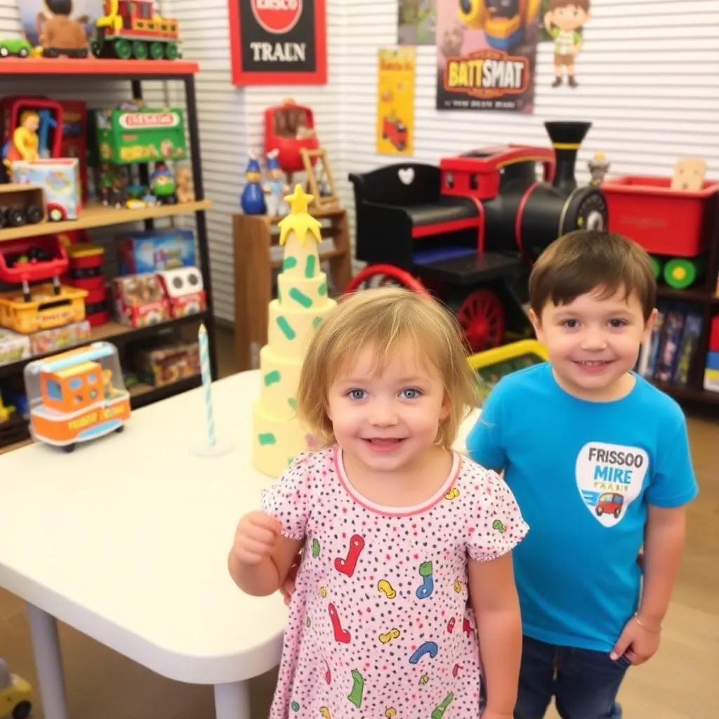 Kids birthday party places Frisco Train & Toy Store in Valley Park