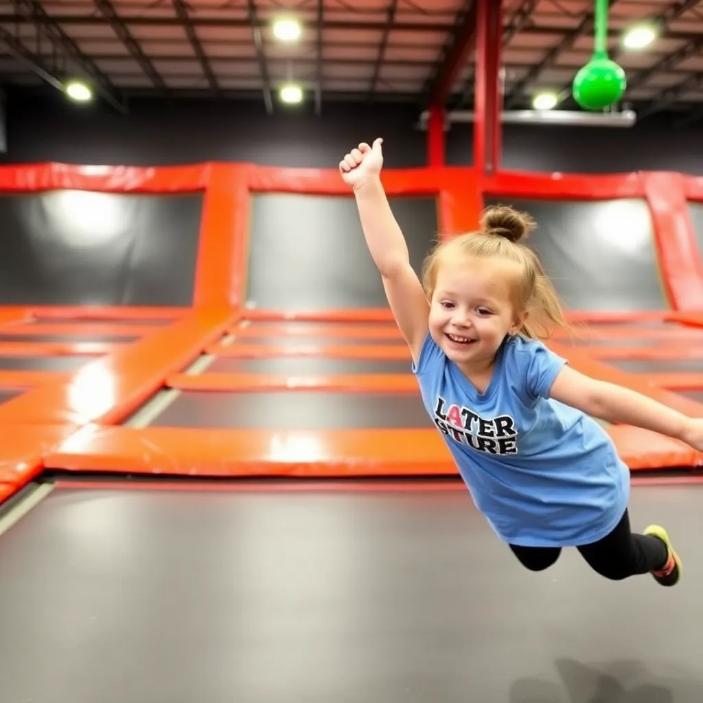 Kids birthday party places Frontier Trampoline Park in Cheyenne