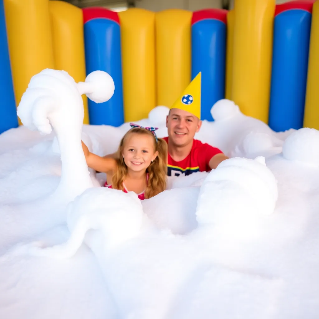 Kids birthday party places Fun Foam Mania in Zachary