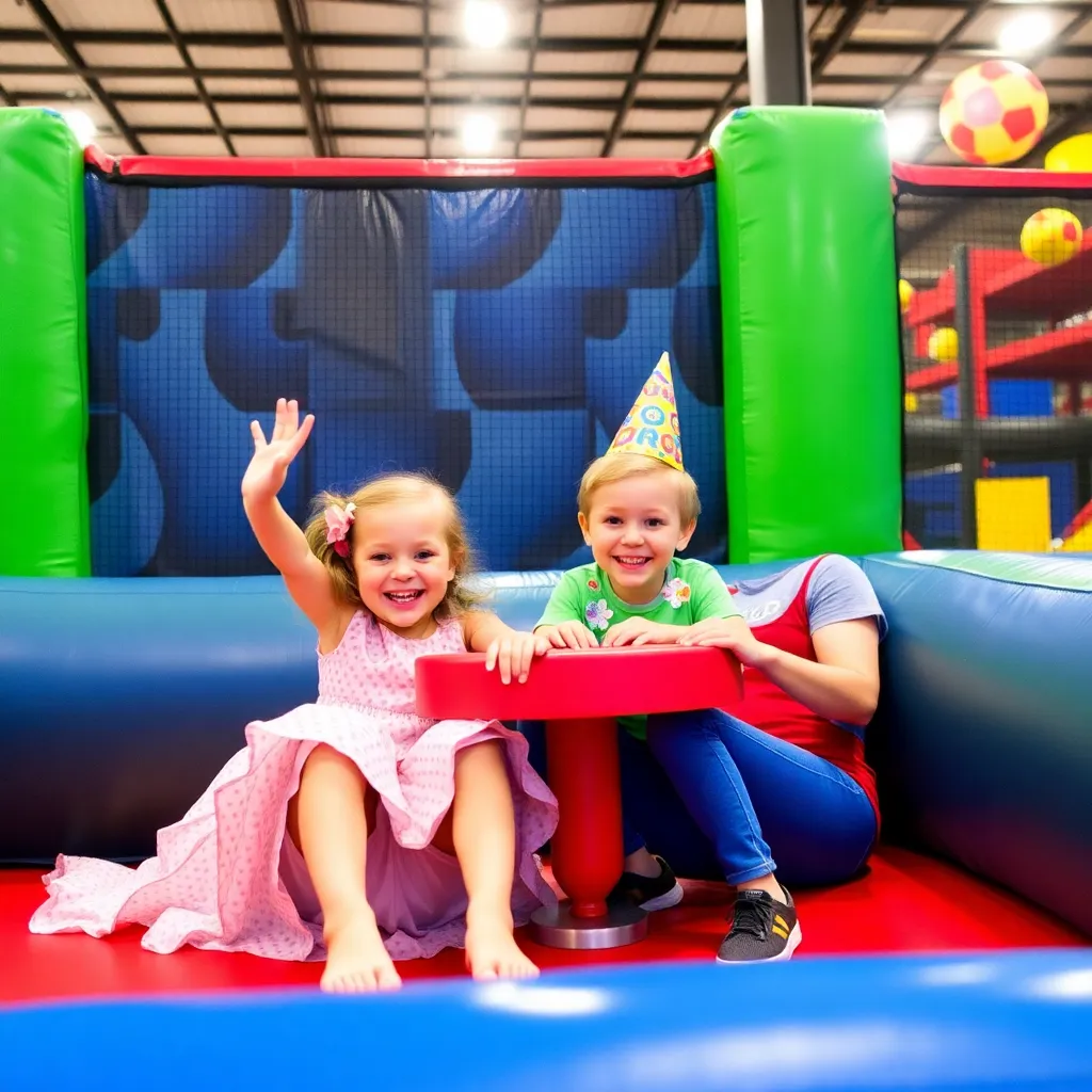 Kids birthday party places Fun Warehouse in Myrtle Beach