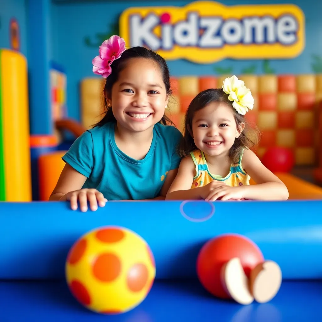 Kids birthday party places Funtastic Kidzone in Aiea