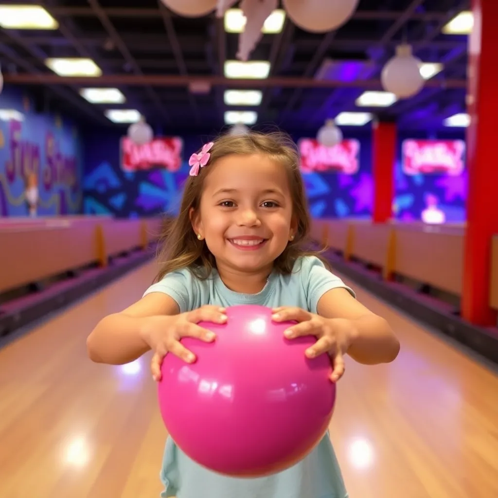 Kids birthday party places Funtime Bowl in Lewisburg