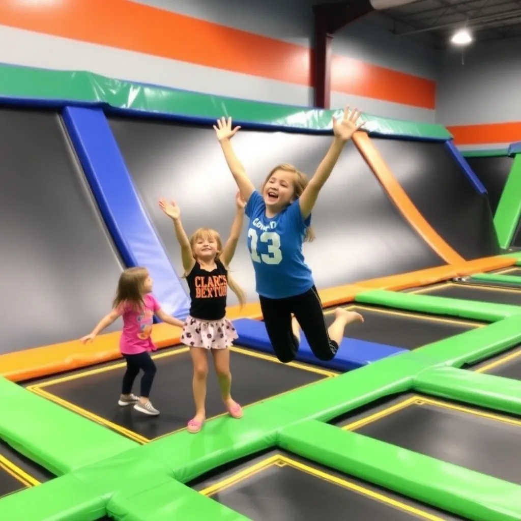 Kids birthday party places Get Air Trampoline Park in Williston