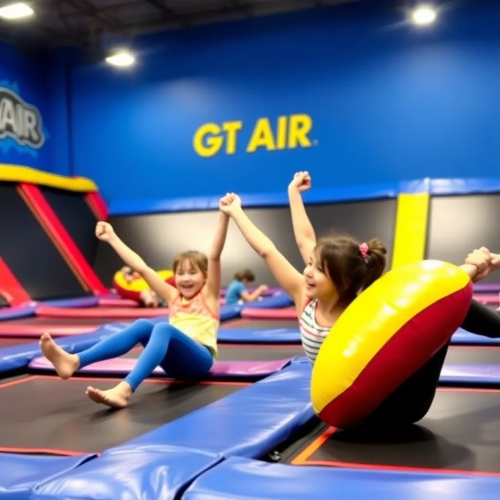Kids birthday party places Get Air Trampoline Park in Lynchburg