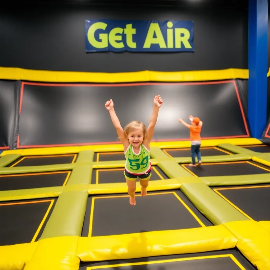 Kids birthday party places Get Air Trampoline Park in Green Bay