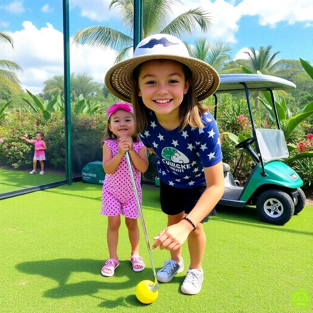 Kids birthday party places Golfxpresso in Tamuning