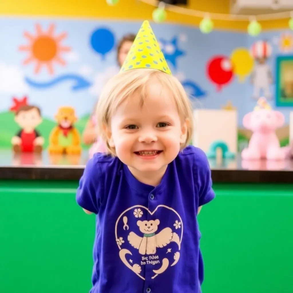 Kids birthday party places Great Lakes Children's Museum in Traverse City