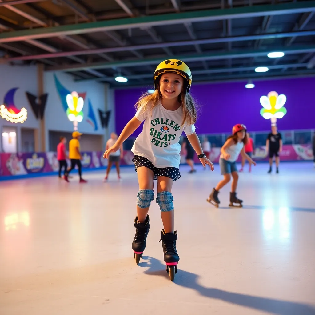 Kids birthday party places Great Skate in Glendale