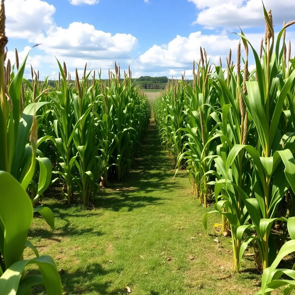 Kids birthday party places Great Vermont Corn Maze in Danville