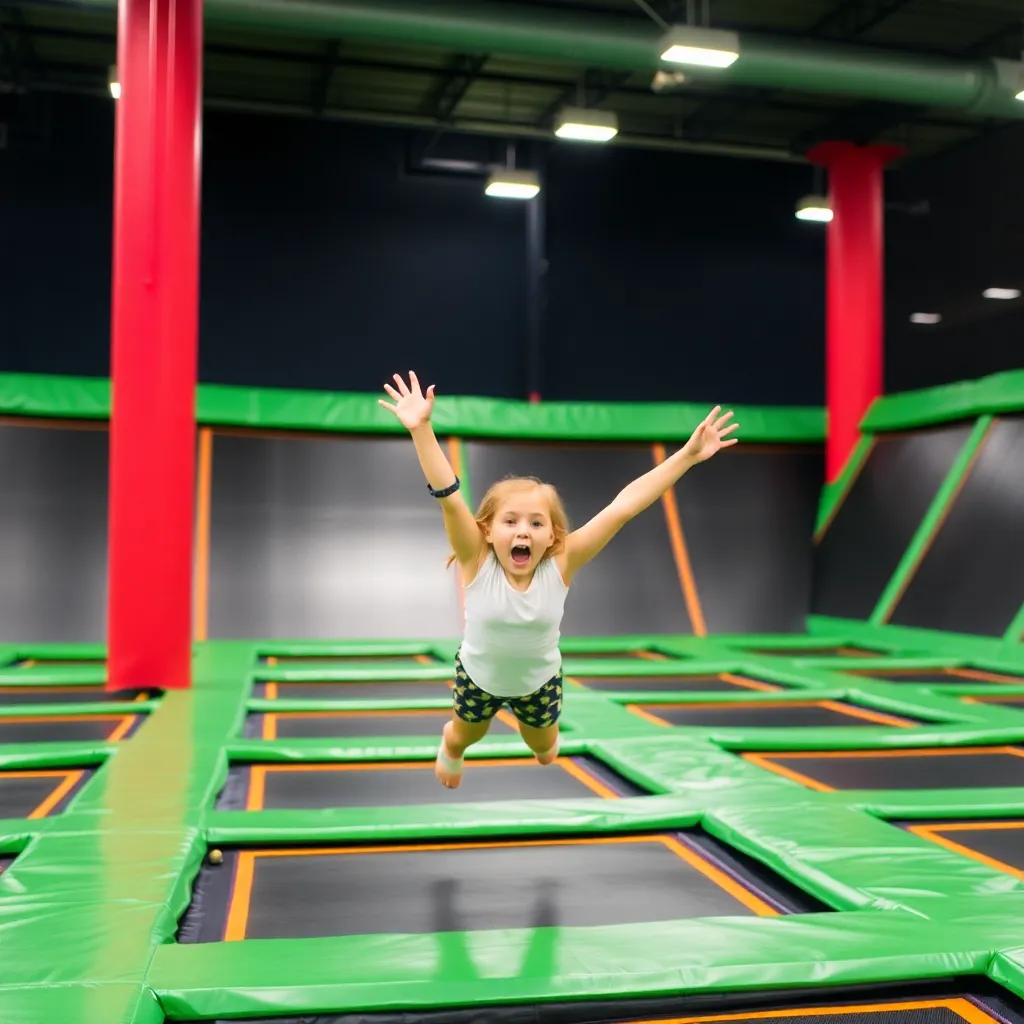 Kids birthday party places Ground Control Trampoline Park in Irving