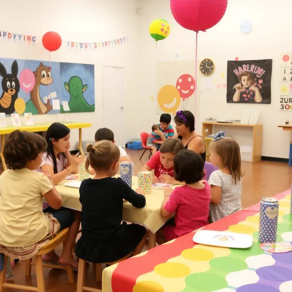 Kids birthday party places Halle Cultural Arts Center in Apex