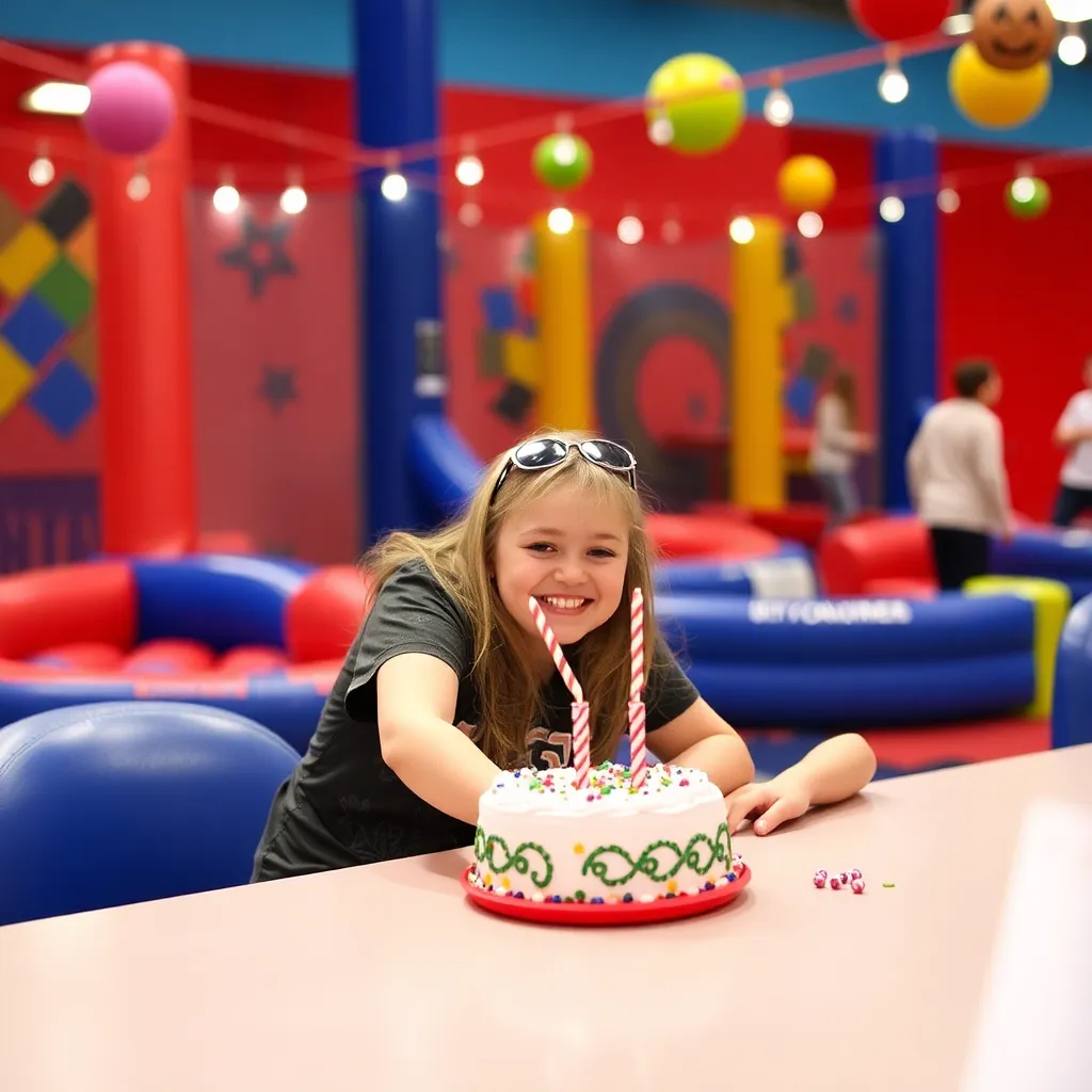 Kids birthday party places Hinkle Fun Center in Albuquerque