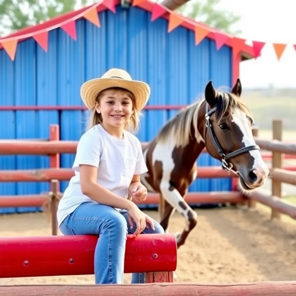 Kids birthday party places Horse N Around Mc in Miles City