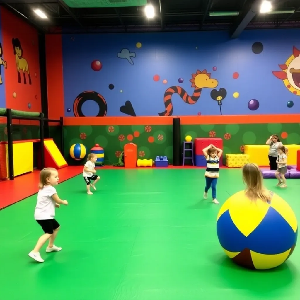 Kids birthday party places Hot Ground Gym Libertyville in Libertyville