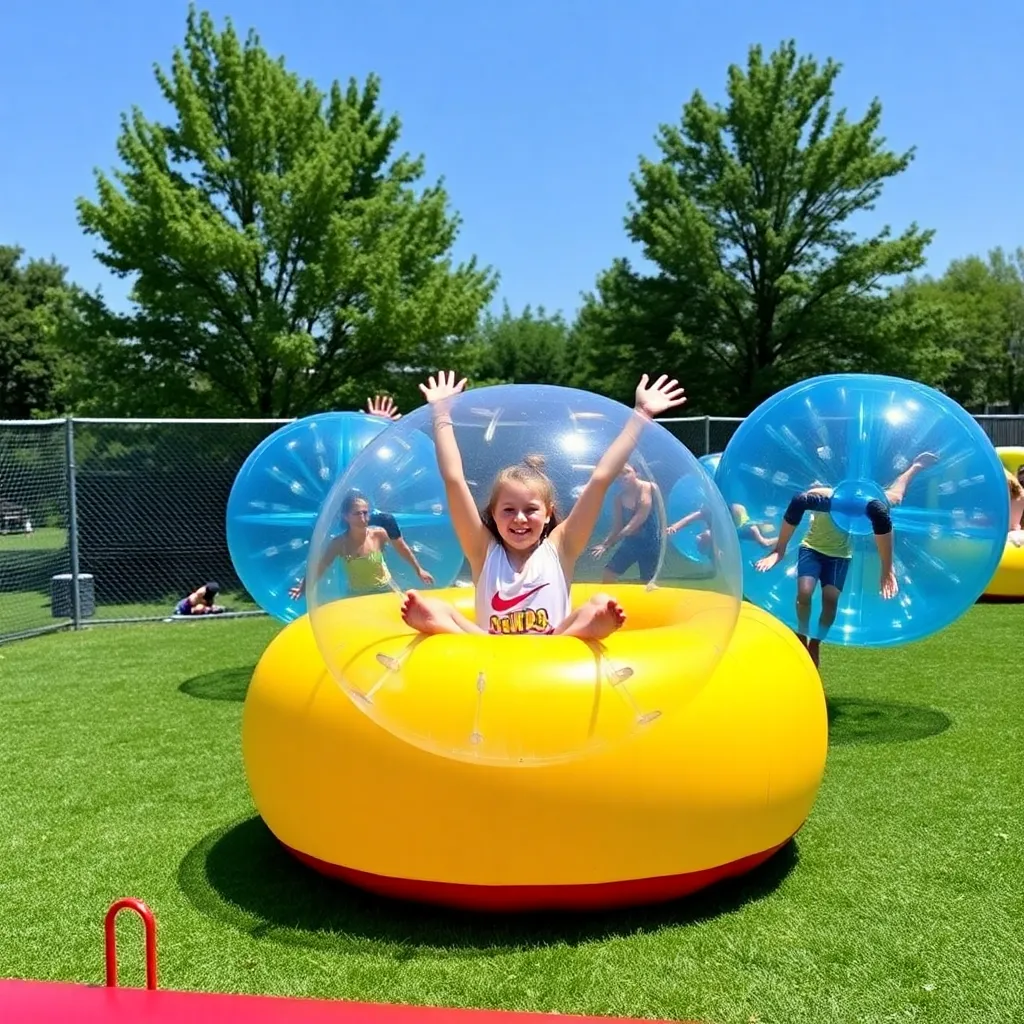 Kids birthday party places Human Bumper Balls in Pompton Lakes