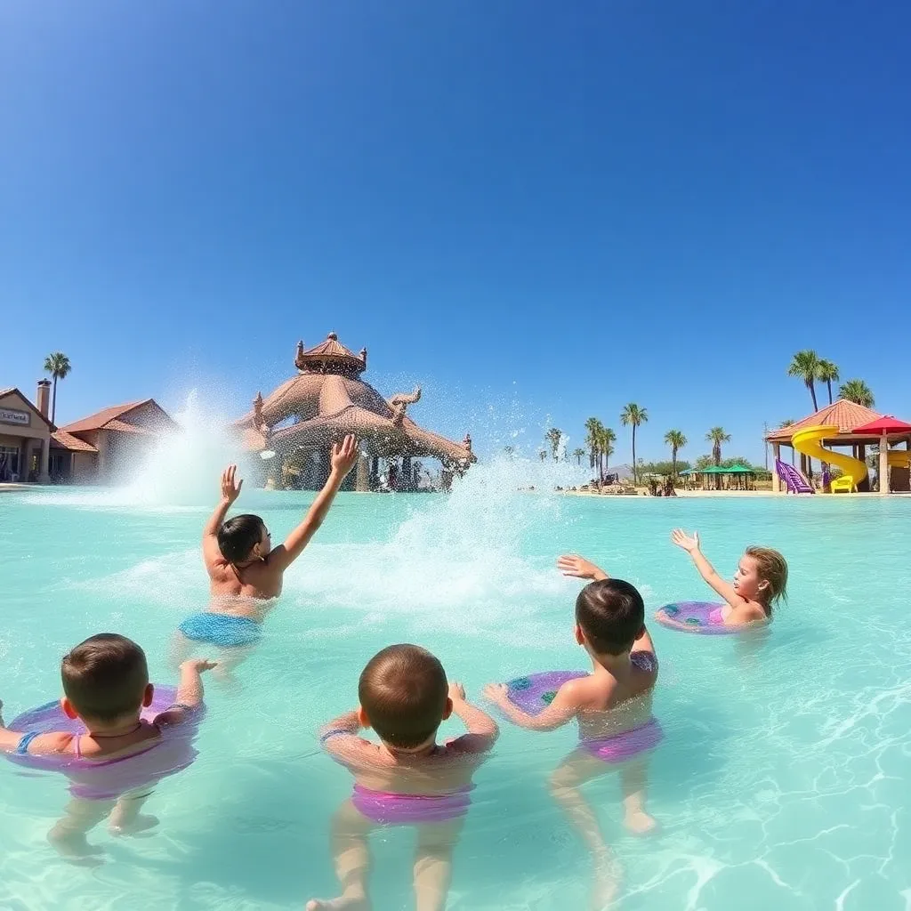 Kids birthday party places Hurricane Harbor Phoenix in Glendale