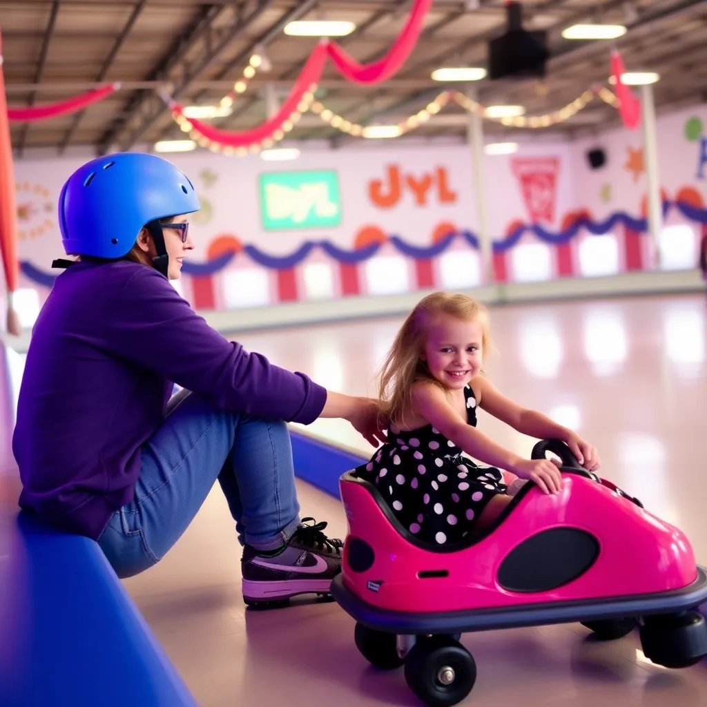 Kids birthday party places Idyl Wyld Roller Rink in Marion