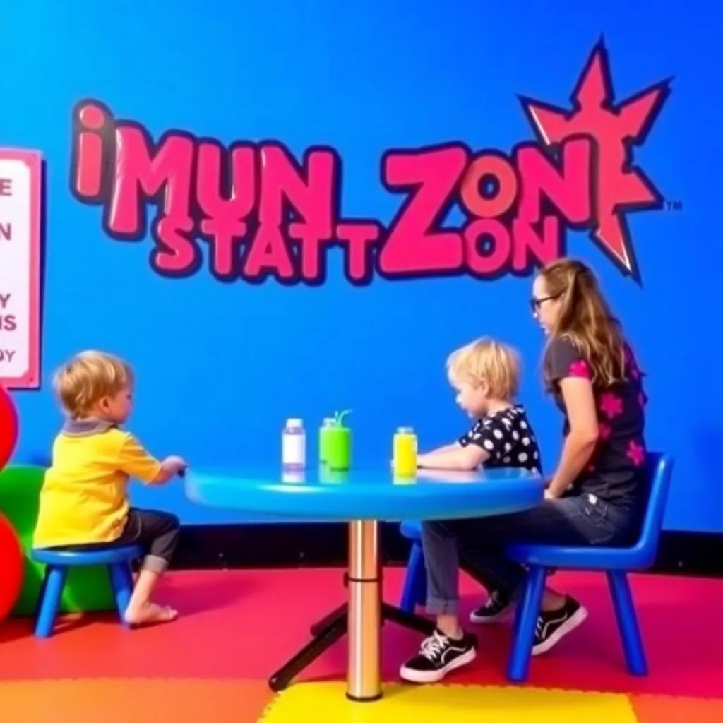 Kids birthday party places Imagination Station Fun Zone in North Vernon