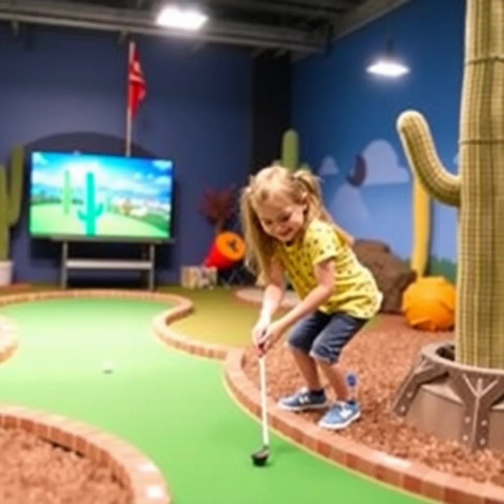 Kids birthday party places Imagine 3D Mini Golf in Scottsdale