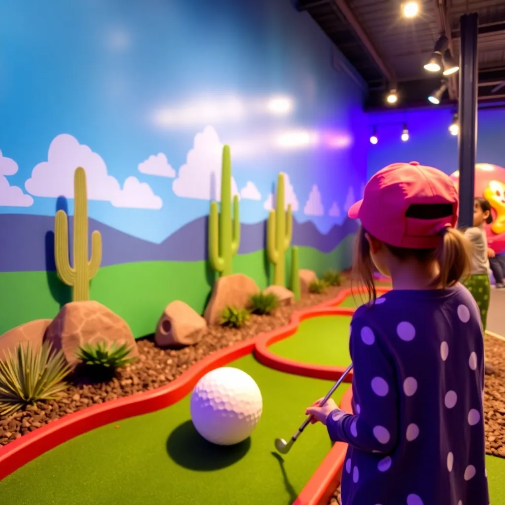 Kids birthday party places Imagine 3D Mini Golf in Gilbert