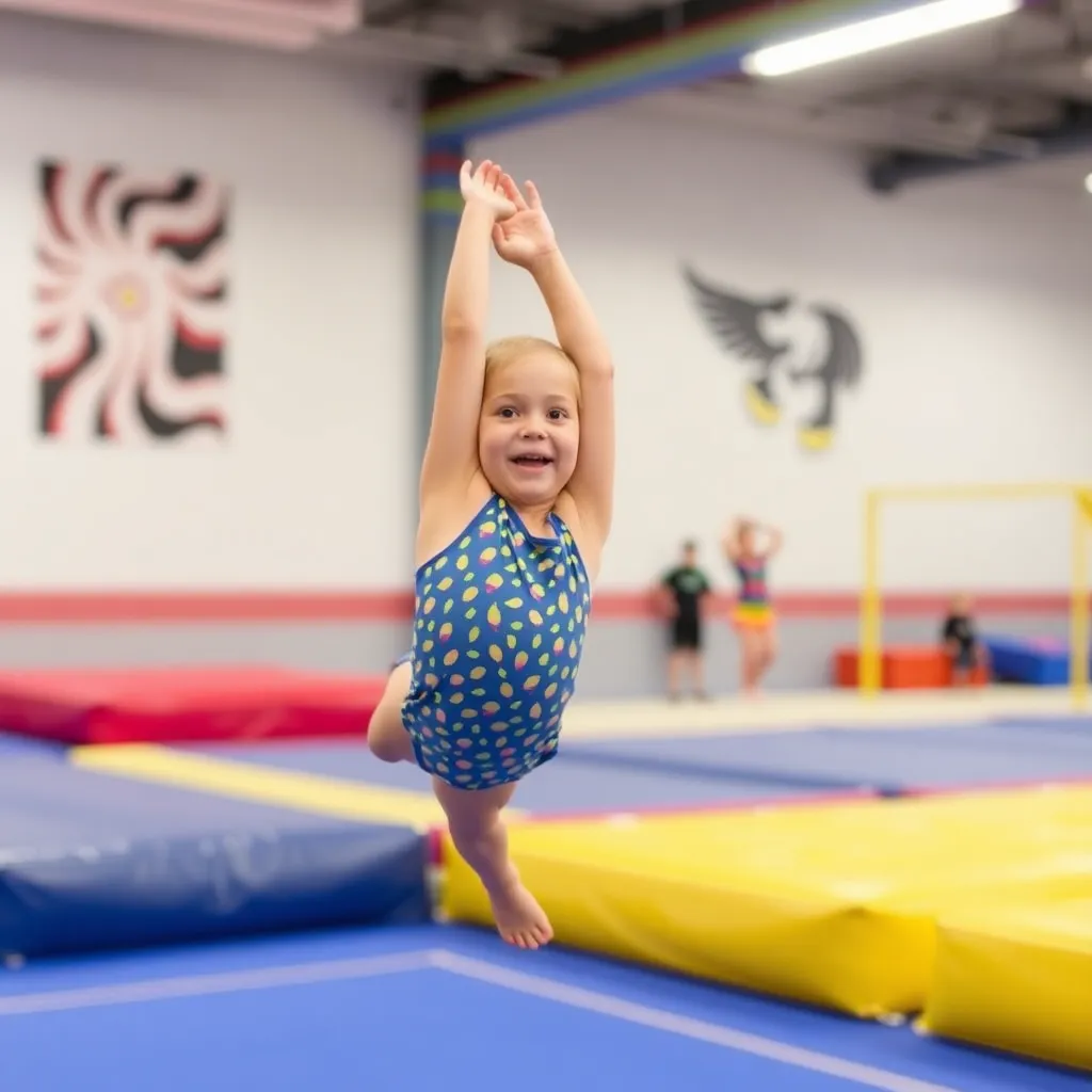 Kids birthday party places In Motion Gymnastics in Council Bluffs